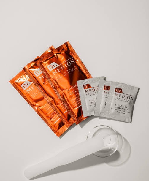 Dr. Medion Spaoxy Gel - Koolzuurhoudend Gelmasker met Hoge Concentratie voor Stralende Huid, Versteviging, Verfijnde PoriΓ«n & Herleving van de Huid