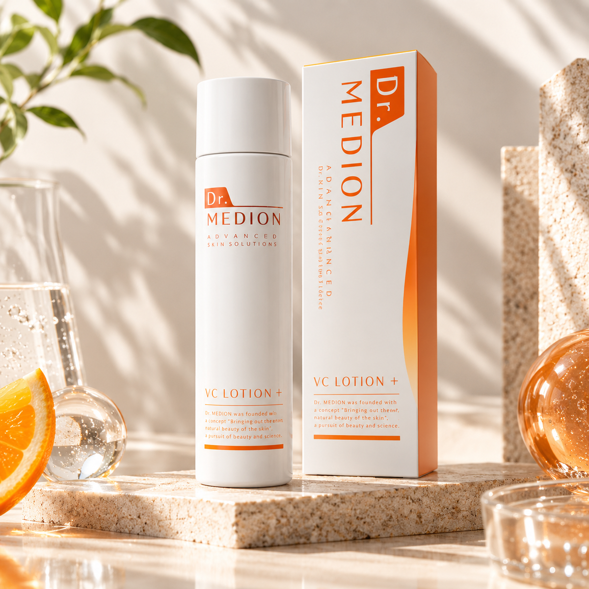 Dr. Medion VC+ Lotion - Multivitamine Hydraterende Lotion met APPS voor doffe huid, zichtbare poriΓ«n en ongelijkmatige teint