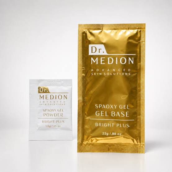 Dr. Medion Spaoxy Gel Bright Plus - Intensief Koolzuurhoudend Gelmasker met Vitamine C tegen Pigmentatie, Dofheid & Oneffen Huidtint