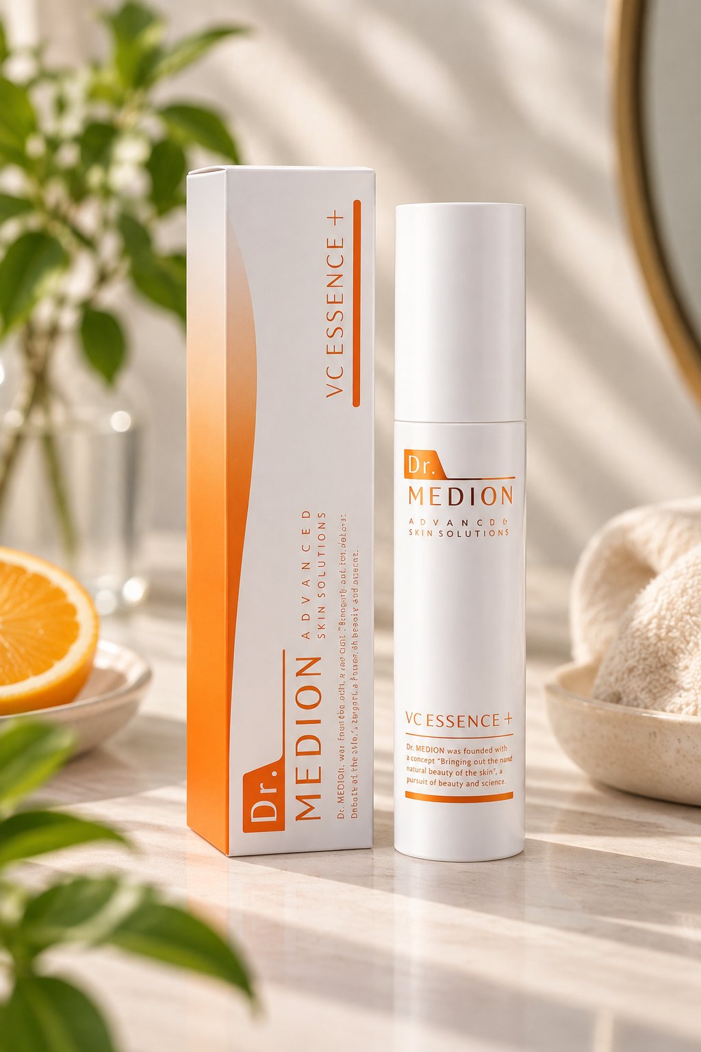 Dr. Medion VC Essence - Geconcentreerd Multivitamine Serum voor Straling, Zichtbare PoriΓ«n & Vroege Tekenen van Veroudering