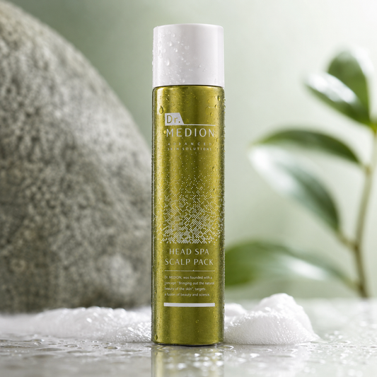 Dr. Medion Head-Spa Scalp Treatment - Carbonated Scalp Treatment for Buildup, Excess Sebum, Dryness &amp; Fuller-Looking Hair
