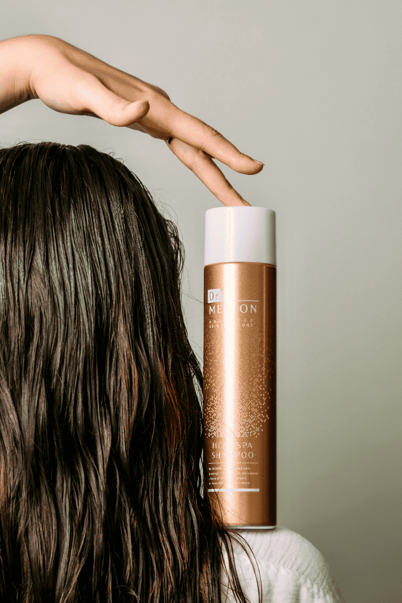 Dr. Medion Head-Spa Koolzuurhoudende Schuimshampoo voor Ophooping op de Hoofdhuid, Overtollig Talg & Sterker, Voller Uitziend Haar