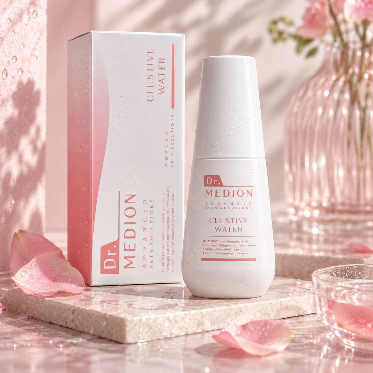 Dr. Medion Clustive Water - Intensief Hydraterende Essence-Lotion met Ceramiden, Aminozuren & Drievoudig Hyaluronzuur