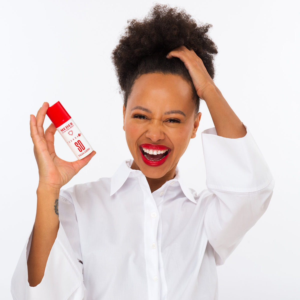Meder Salva-Derm Kalmerende Prebiotische Hydraterende Crème voor de Gevoelige en Reactieve Huid