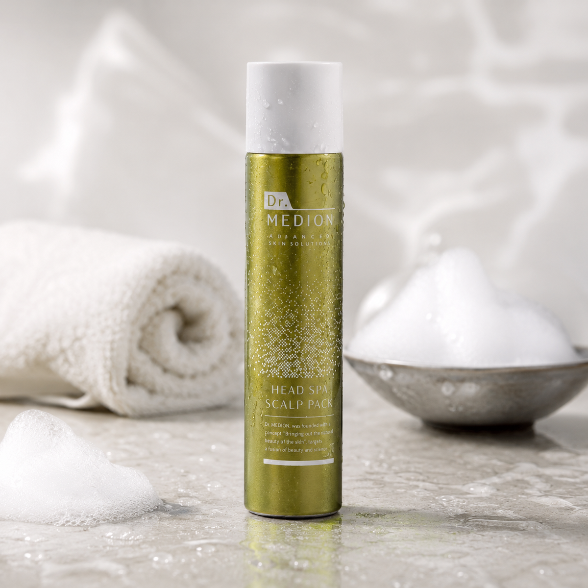 Dr. Medion Head-Spa Scalp Treatment - Carbonated Scalp Treatment voor Productopbouw, Overtollig Talg, Droogheid & Voller Uitziend Haar