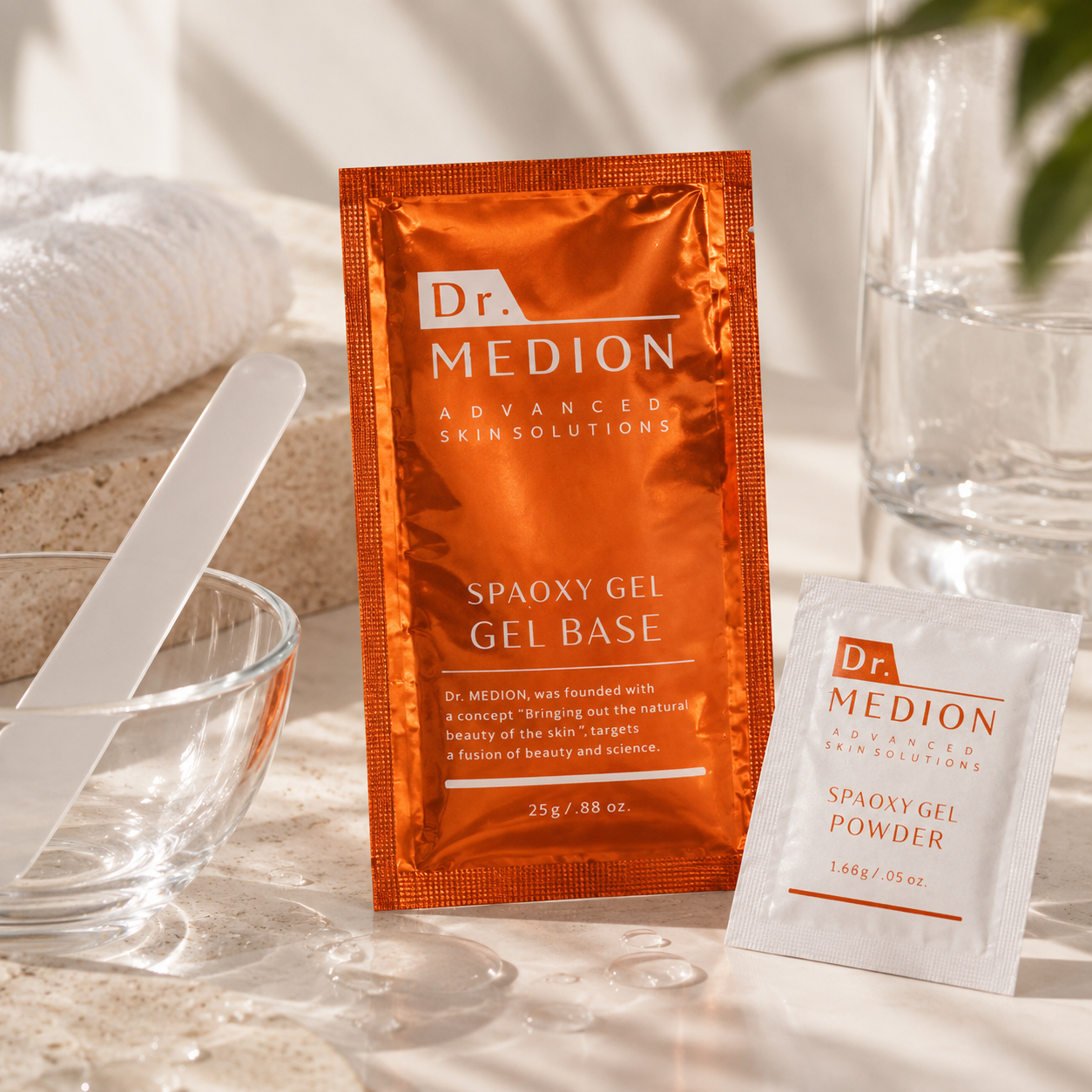 Dr. Medion Spaoxy Gel - Koolzuurhoudend Gelmasker met Hoge Concentratie voor Stralende Huid, Versteviging, Verfijnde Poriën & Herleving van de Huid