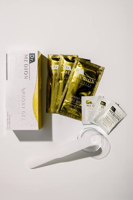 Dr. Medion Spaoxy Gel Bright Plus - Intensief Koolzuurhoudend Gelmasker met Vitamine C tegen Pigmentatie, Dofheid & Oneffen Huidtint